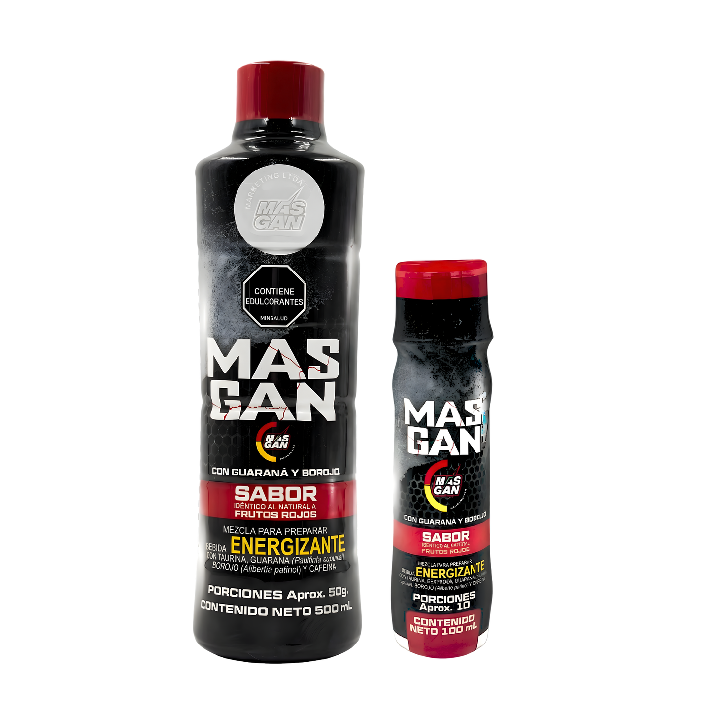 Doble Energía: Masgan 500 ml + Masgan Mini