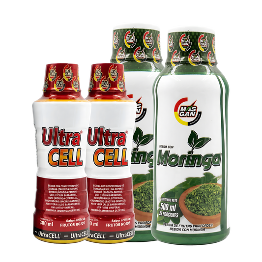 2 ULTRACELL 300 + 2 MORINGA 500